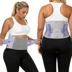 Back Brace for Women, Support Brace for Lower Back Pain Relief, Adjustable Lumbar Support Belt with Lumbar Pad, Ergonomic Breathable Immediate Relief Brace for Herniated Disc Sciatica Scoliosis,L