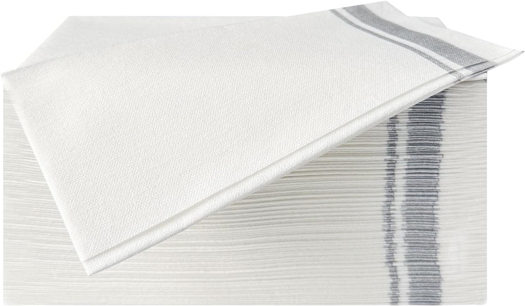 50Pack Disposable Dinner Napkins,Linen Feel Paper Guest Towels,Cloth-Like Soft Absorbent Hand Towel,Decorative Napkins for Parties,Halloween,Wedding,Kitchen,17 x 12Inch
