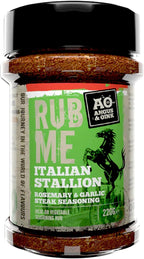 Angus & Oink | Italian Stallion BBQ Seasoning Rub | Inspired by Northern Italian Flavours | Perfect for Steak, Lamb & Pizza | 220g