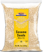 Rani Sesame Seeds Whole White, Hulled (Till) 7oz (200gm) ~ All Natural | Gluten Friendly | NON-GMO | Vegan | Indian Origin