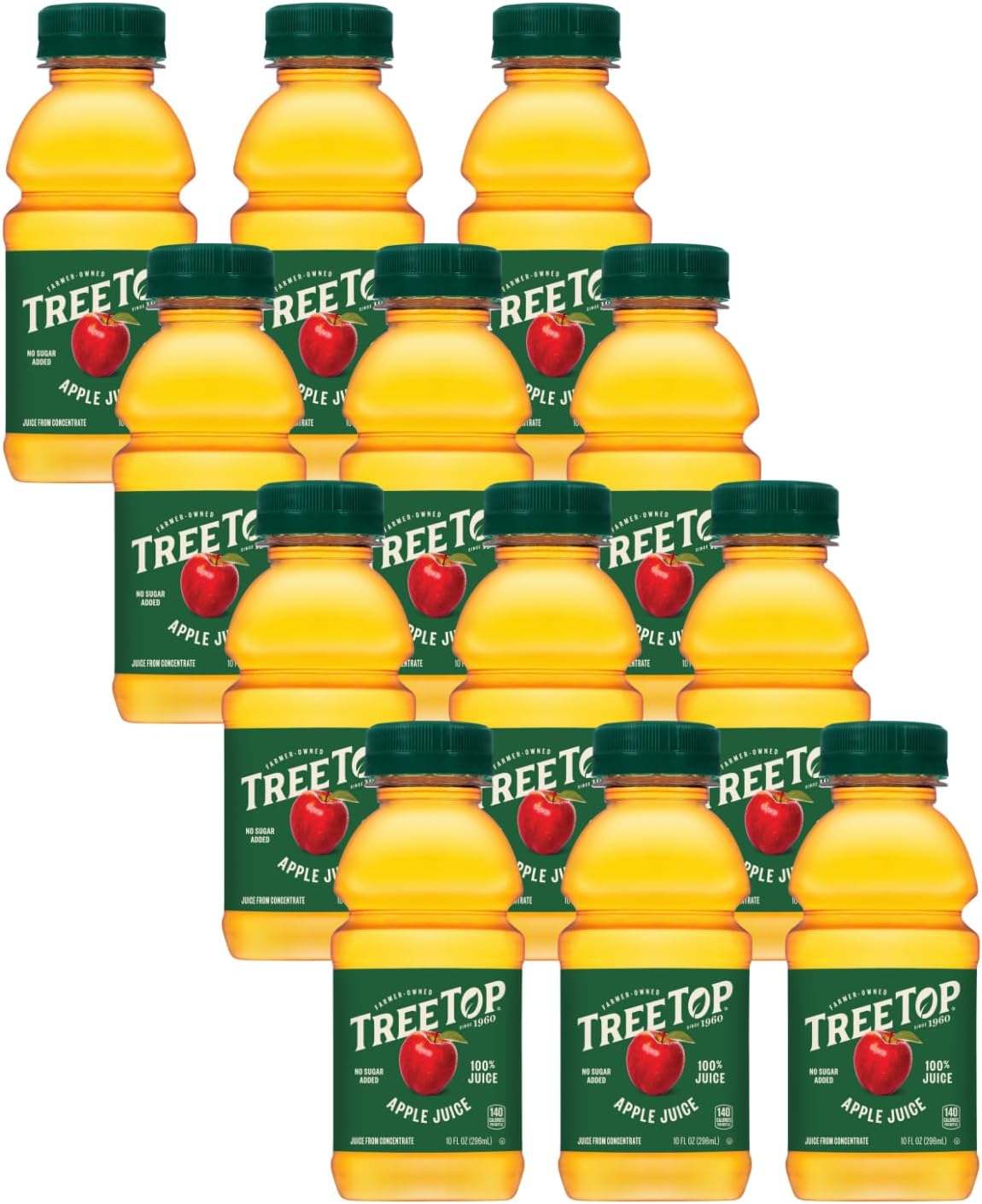 Tree Top 100% Apple Juice, 10 Fl oz. (Pack of 12)