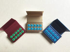 3pcs 10 Holes Dental FG Bur Burs Disinfection Autoclave Holder Block Blocks 3 Color
