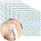 Waterproof Shower Protector Bandage 10x12 inch for Large Port Surgery Incisions Guard Tattoo Second Skin Healing Aftercare Cover Bath Patch Transparent Film Clear Adhesive Wounds Dressing (Pack of 25)