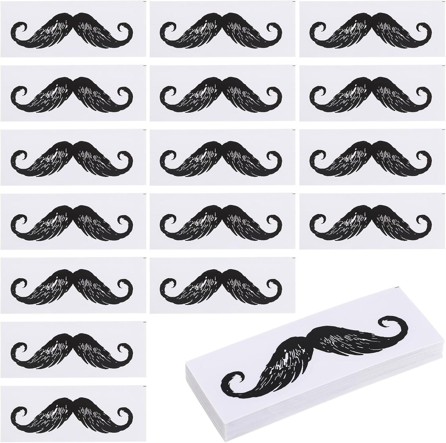 Healeved Nose Wax Kit 50pcs Nose Hair Removal Waxing Mustache Protectors Mustache Guard Sticker for Men
