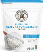 King Arthur Measure for Measure Gluten-Free Flour: All-Purpose 1:1 Substitute for Wheat Flour, Non-GMO, Kosher Certified, 3 lbs Bag for Baking Cookies, Cakes, Muffins