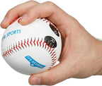 9 Inch Official Baseball, Hard Baseball & Softball for Practice & Competition, Professional Training Ball with Fingerprint Markings for Pitching Training