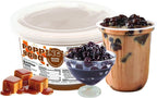 Fanale Brown sugar Popping Boba Pearls, Vegan, Non GMO, Gluten Free, Fat Free, Perfect for Bubble Tea, Smoothies, Ice Cream, Desserts, and Beverages