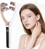 Doge&Vollar Facial Massager Face and Neck | Shaper & Slimmer for Women | Korean Skin Care | Lymphatic Contour Face Brush Face Roller Lymphatic Drainage | Rechargeable for Home & Travel Use