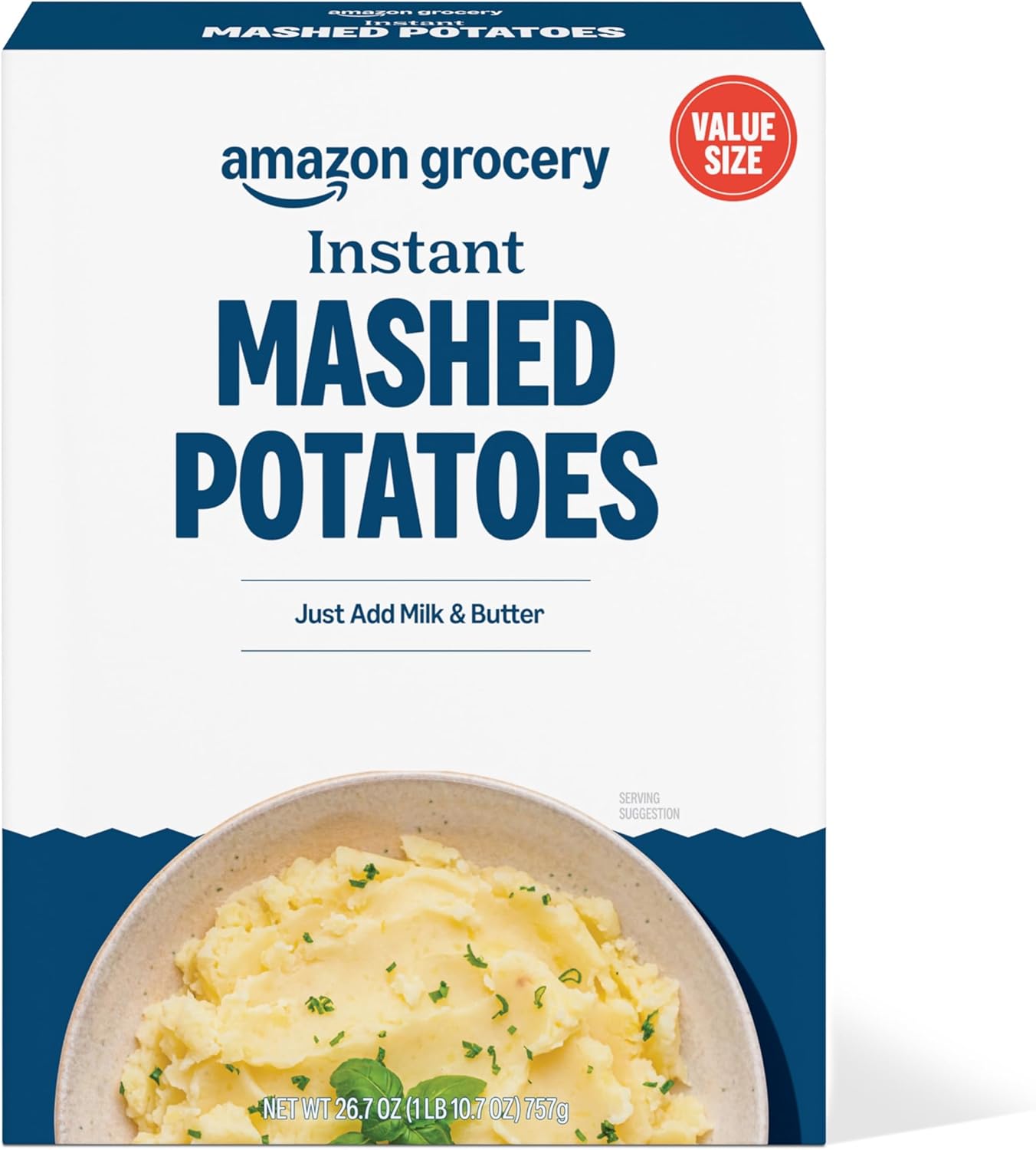 Amazon Grocery, Instant Mashed Potatoes, 26.7 Oz