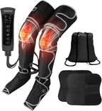 HuBDIC HubiCare Leg Massager Air Compression Leg Massager with Heat and Vibration for Circulation and Pain Relief, 6 Modes with 3 Intensities, Reduce Swelling, Muscles Relaxation