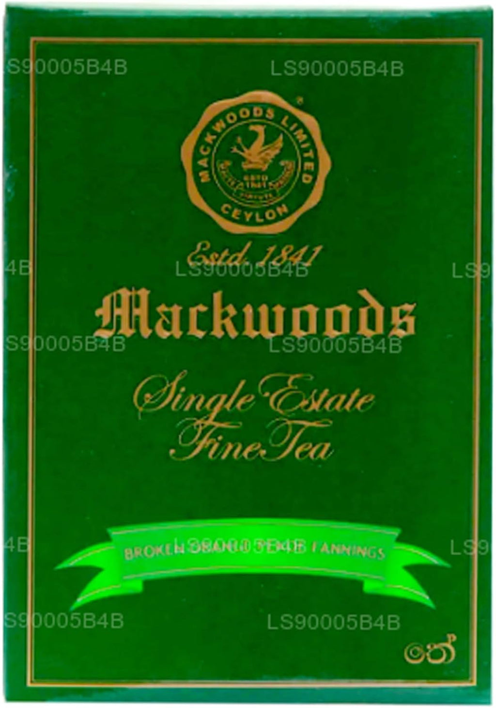 Sri Lanka Ceylon Mackwoods Single Estate Tea Broken Orange Pekoe Fannings 200g