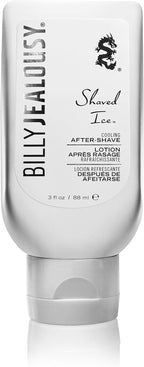 Billy Jealousy Shaved Ice After Shave Balm for Men with Aloe Leaf Juice, Cools & Hydrates Skin, Relieves Razor Irritation and Prevents Ingrown Hairs, 3 Fl Oz