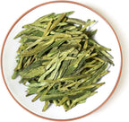 GOARTEA Bai Cha Long Jing Green Tea - 250g / 8.8oz Premium Grade - Spring Anji Baicha Longjing - White Dragon Well Chinese Green Tea Loose Leaf