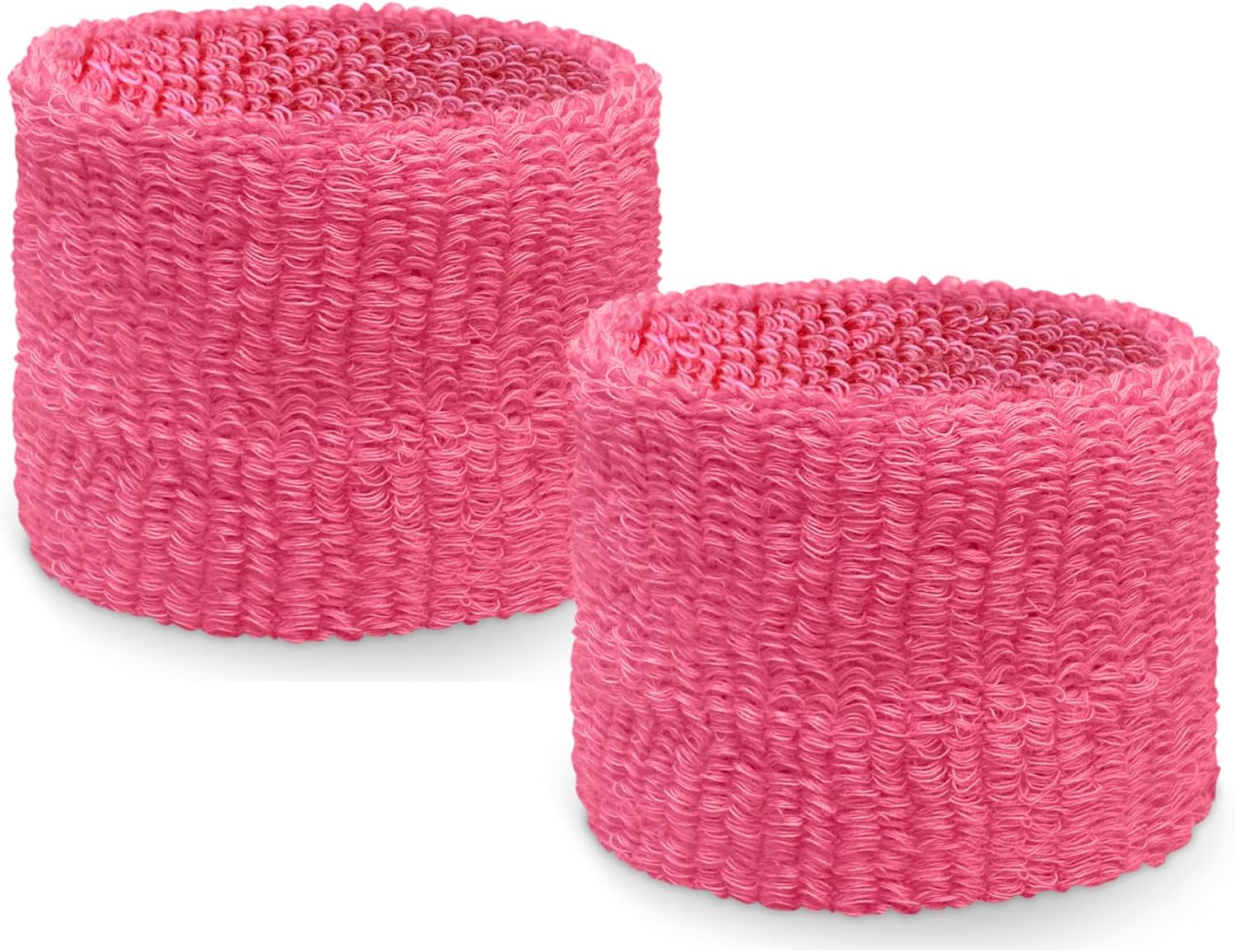 Couver Unisex Youth Kids Cotton Terry Wrist Bands/Wristbands for Event use (1 Pair)