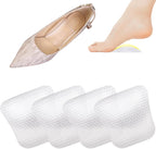 2 Pairs Arch Support Inserts Women for Flat Feet, Reusable Gel Arch Pads for Plantar Fasciitis Relief, Adhesive Arch Supports Cushions for Relieve Feet Pressure (Clear, High)