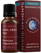 Mystic Moments | Earl Grey Tea Fragrance Oil 10ml | Bergamot Citrus Aroma | Fresh, Uplifting Scent for Candles, Soap & Home Fragrance