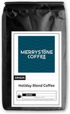 Merrystone Holiday Blend Coffee, Festive Medium-Dark Roast, Roasted to Order, 2 Lb, Espresso Grind