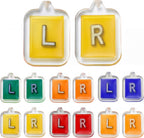 12 Pcs X-Ray Markers with Lead L & R Letters X-ray Markers in Radiology Small Rectangle Generic Marker for Radiology Nurses Doctors Orthopedic Student Teachers Gifts