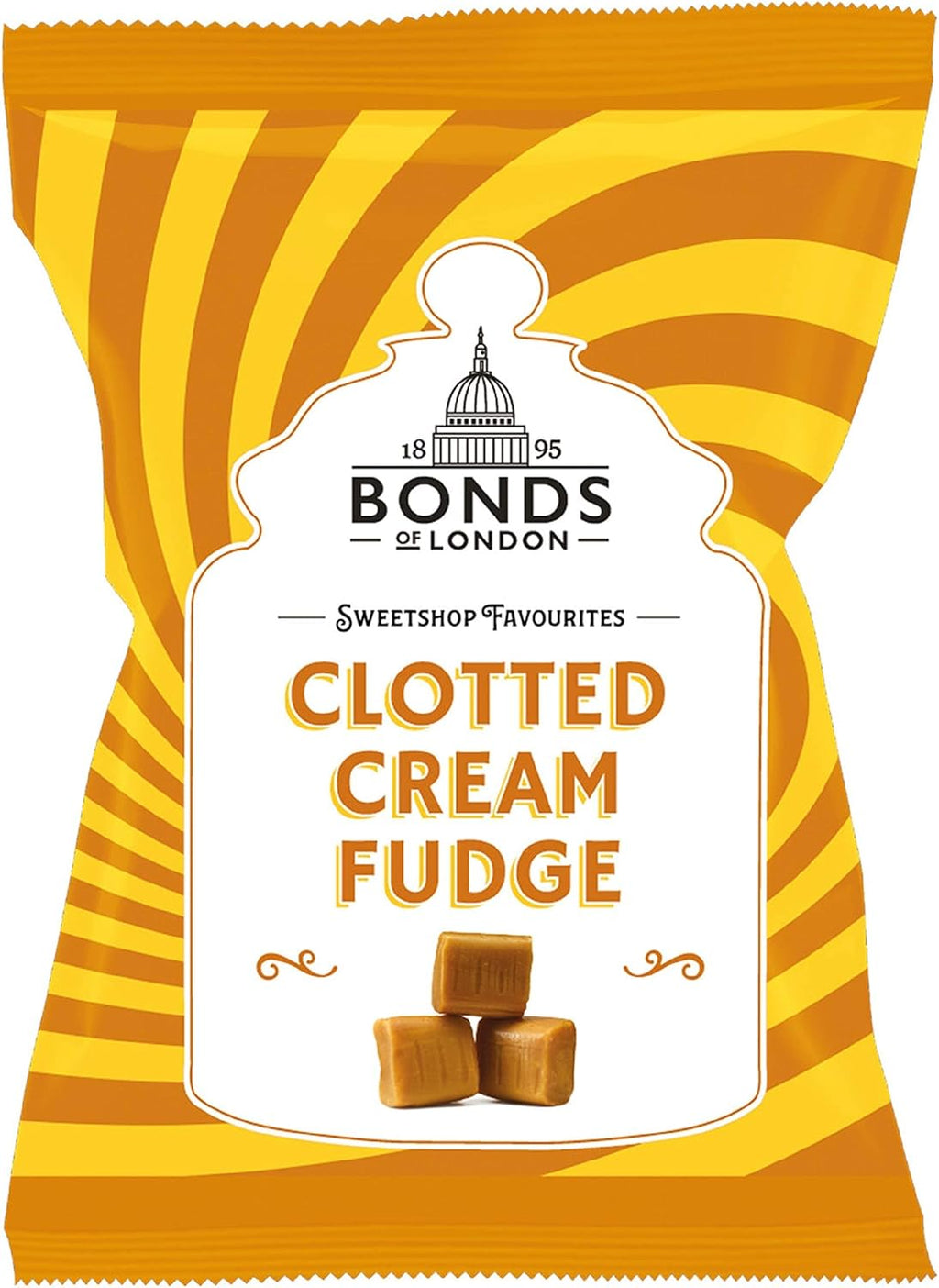 Original Bonds Of London Clotted Cream Fudge Bag Vanilla Flavored Fudge Made With Clotted Cream British Fudge Candy