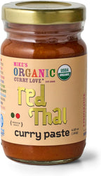 Organic Red Thai Curry Paste Made in Thailand, Authentic & Premium | 1 x 4.23 Ounce Jar