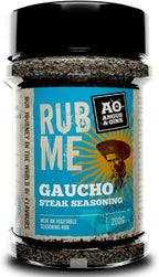 Angus & Oink | Rub Me BBQ Seasoning | Gaucho Flavour | Authentic Argentine Asado Experience | Perfect for Grilling Beef & Lamb | Gluten-Free | 200g