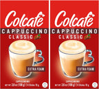 Colcafe Instant Classic Cappuccino, 6 sticks per pack, Pack of 2