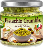Sanniti Pistachio Crumble, 3.5 oz – Finely Crushed Italian Pistachios | Product of Italy
