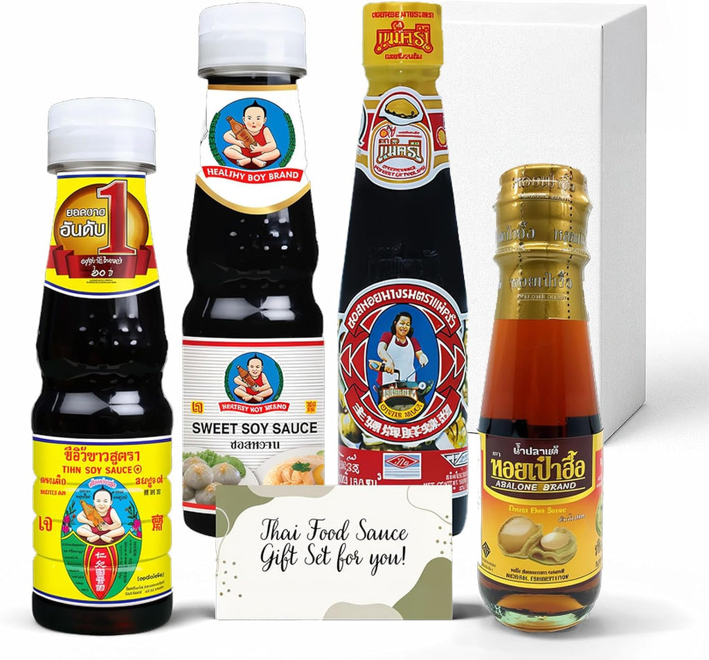 Thai Food Cooking Sauce Kit (Essential Set, Small-size Bottle)