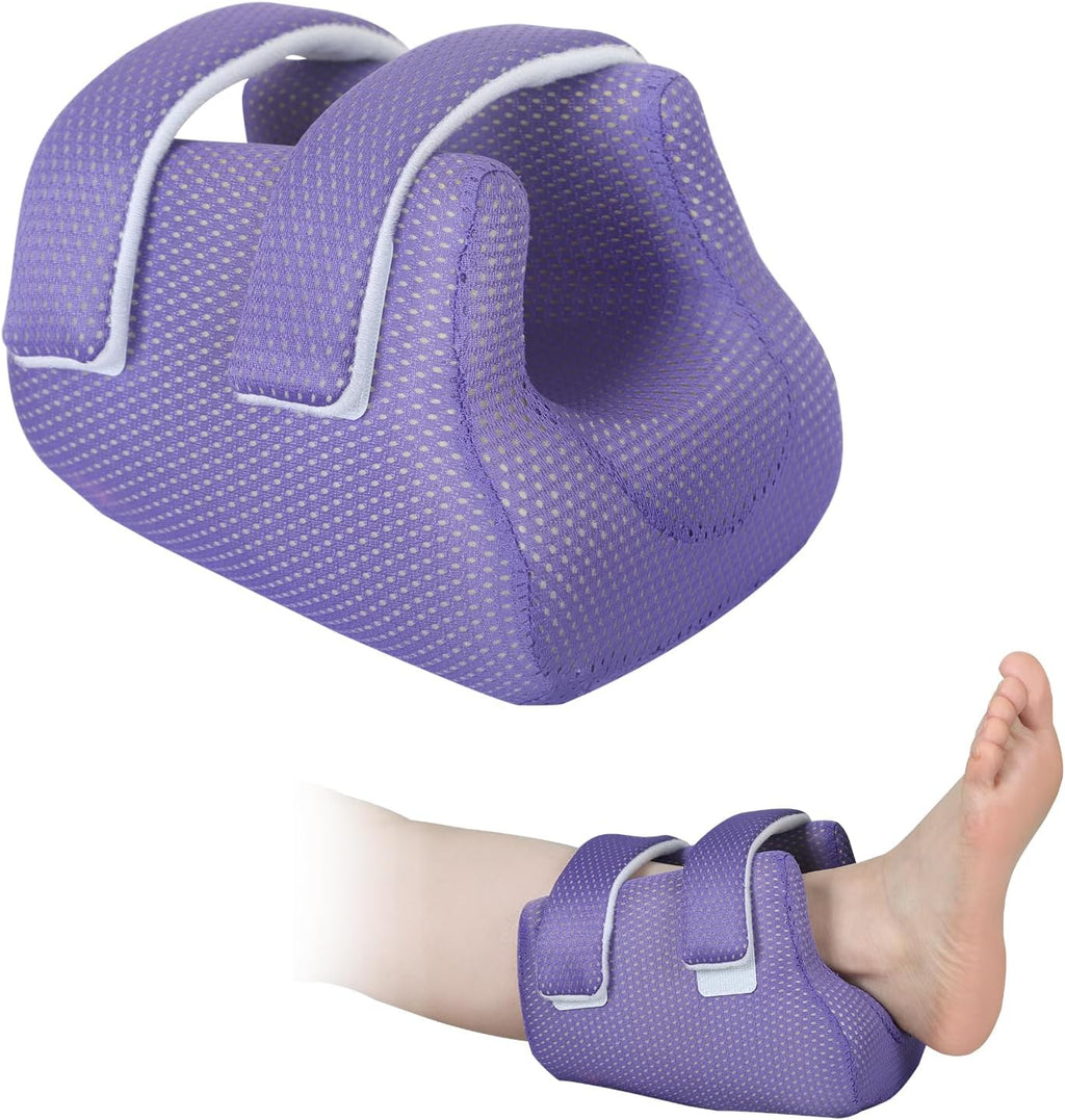 3D Heel Protectors for Pressure Sores,Ankle Elevation Pillow Foot Support Cushion for Bed Sores,Heel Cushions for Heel Pain Relief