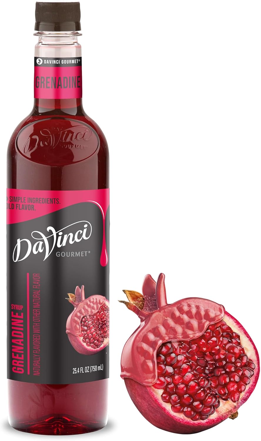 DaVinci Gourmet Grenadine Syrup, 25.4 Fluid Ounces (Pack of 1)