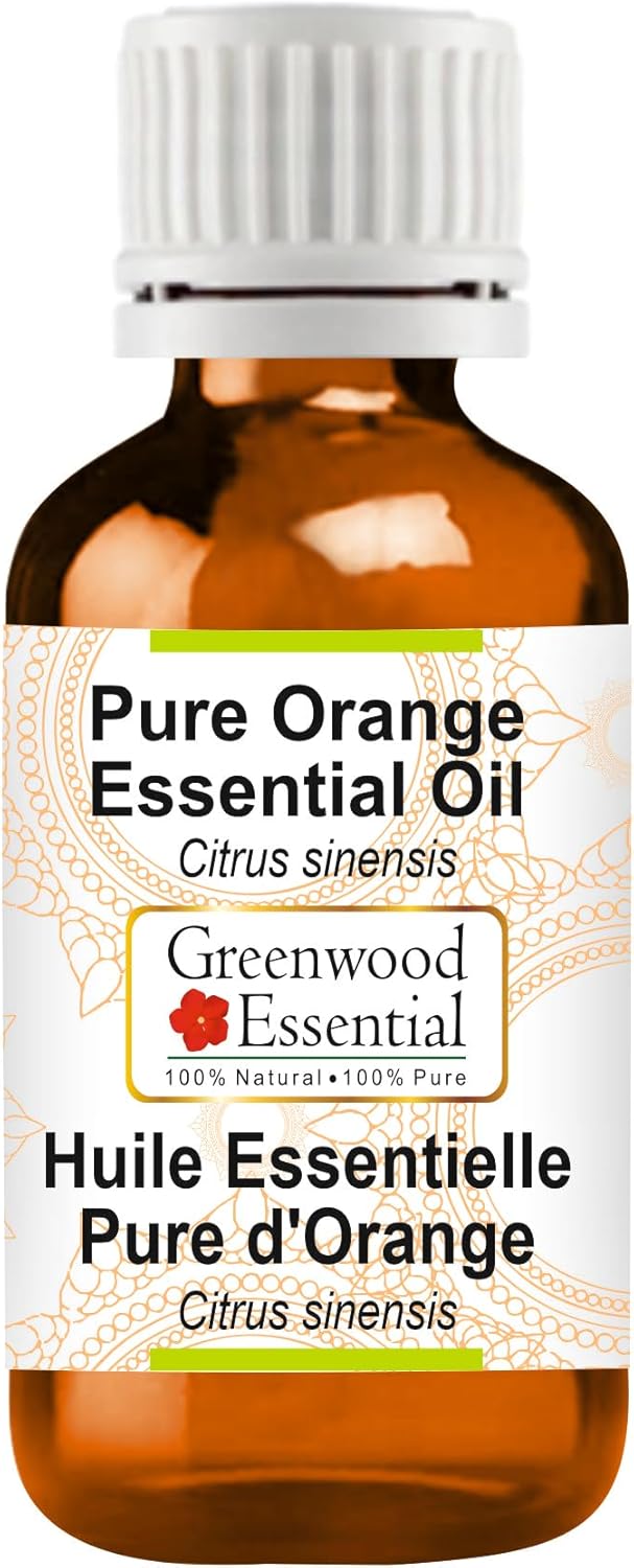 Greenwood Essential Pure Orange Essential Oil (Citrus sinensis) Steam Distilled 15ml (0.50 oz)