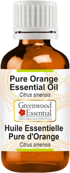 Greenwood Essential Pure Orange Essential Oil (Citrus sinensis) Steam Distilled 15ml (0.50 oz)