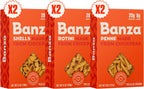 Banza Gluten-Free Chickpea Pasta, Variety Pack 20g Protein | Lower Carb | High Fiber | High Protein | Plant Based Pasta | 8oz (Pack of 6)