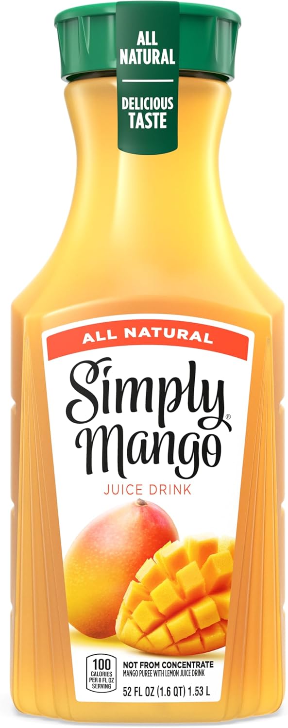SIMPLY MANGO JUICE DRINK 52oz