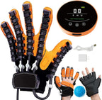 GAOXIAO Rehab Hand Exerciser Aids Robotic Glove, Finger Function Rehabilitation Trainer Robot Rehab Gloves for Spasticity from Stroke Hemiplegia Training Recovery Equipment Rehab Set B Left M