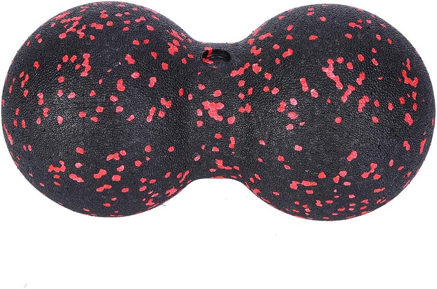 Peanut Massage Ball, 24x12cm Myofascial Release Acupoint Massage Deep Tissue Muscle Massage Back Leg Massage Roller Mobility Ball Double Ball for Daily Physical Therapy Yoga Therapy