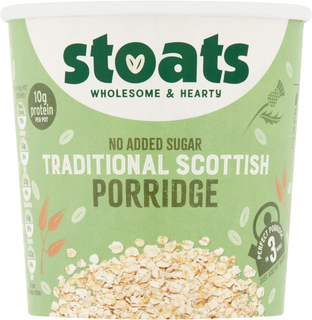 Stoats - Quick Pot - Classic Scottish Porridge - 60g
