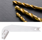 Stainless Steel Drill Bit Sharpening 0.5mm Accuracy 118° Angle Tool,Compact and Lightweight,Multifunctional for Wood, Metal