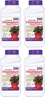 Bonide (BND951 - Systemic House Plant Insect Control, 0.22% Imidacloprid Insecticide (8 oz.), White (4)