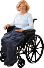 Lightweight Wheelchair Blanket Navy Blue by Granny Jo Products