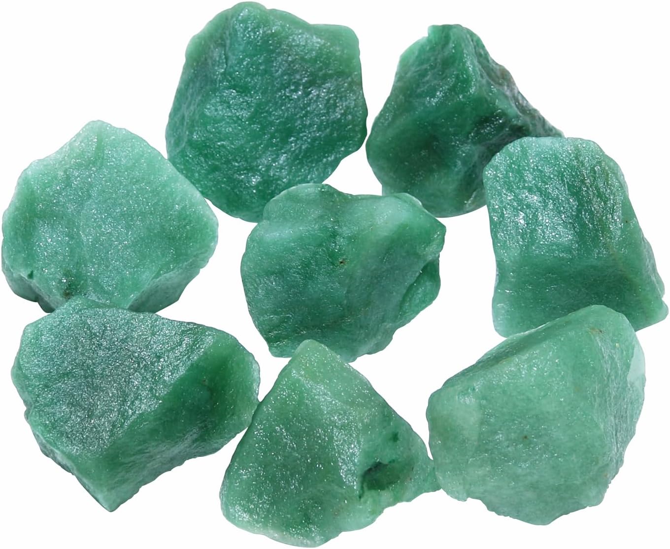 Green Aventurine Crystals, Bulk Crystals, Crystals and Healing Stones, Rocks for Tumbling, Amathesis Crystal, Raw Crystals Bulk, Calcite Crystal for Decoration, Wicca, Reiki, Chakra(1LB)