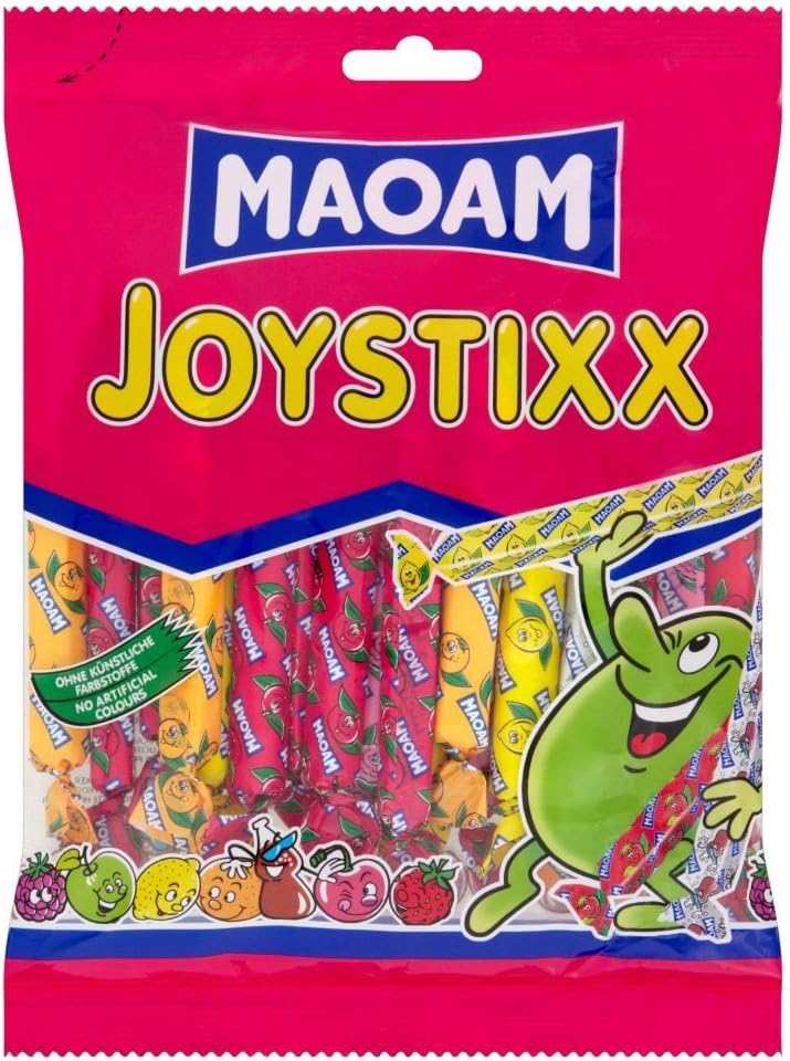 Maoam Joystixx - 160g - Pack of 4 (160g x 4 Packs)
