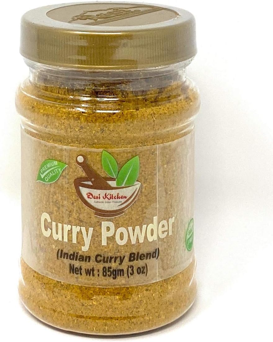 Desi Kitchen Spices All Natural || NON GMO || Vegan || Salt Free || Curry Powder (Indian Curry Blend)