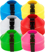 American Challenge Mini Disc Cones – Set of 25 Agility Cones for Sports Training – Compact Soccer Cones with Carry Strap for Drills & Practice
