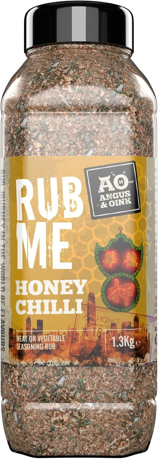 Angus & Oink Rub Me BBQ Seasoning- Honey Chilli (POD) - 1.2 Kg