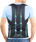 PAZAPO Posture Corrector for Men and Women - Back Brace Full Back Support Straightener for Hunchback - Upper and Lower Lumbar to Relieve,XX-Large(42-48 Inches)