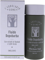 L'Erbolario Baobab And Green Coffee Aftershave Fluid - For Instantly Reducing Any Redness Caused By Shaving - Soothe Any Feelings Of Discomfort And Dryness - Burst Of Freshness - For Men - 4.05 Oz