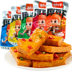Spicy Dried Tofu Snacks, Multi-Flavor Dried Tofu, Chinese Specialty Snacks, Five-Flavor Product Combination Gift Pack, 20 Bags Of Individual Packaging, Office Essential，440g15.5Oz, Good Gifts for Christmas Halloween Birthday Party