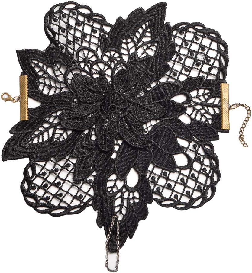 BLESSUME Steampunk Lace Cuff Bracelet