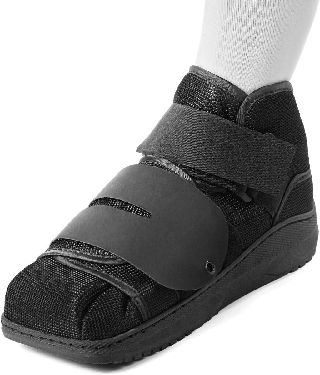 Estinko Closed Post Op Shoe Post Op Shoes Fracture Medical Walking Shoes for Men and Women-Post Surgery or Operation Foot Support Broken Foot or Toe Squared S